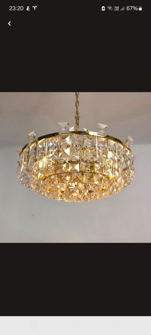 Palwa 10 kg volledig vernieuwd – hanglampen, Crystal, Brass (photo 2 of 6)