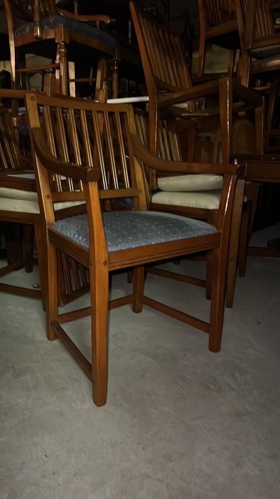 Image 1 of 4 Schuitema Jugendstil Eetkamer Armstoelen 