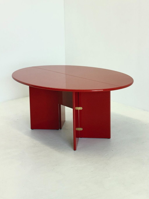 Antella Esstisch / Konsolentisch von Kazuhide Takahama für Cassina in Rot