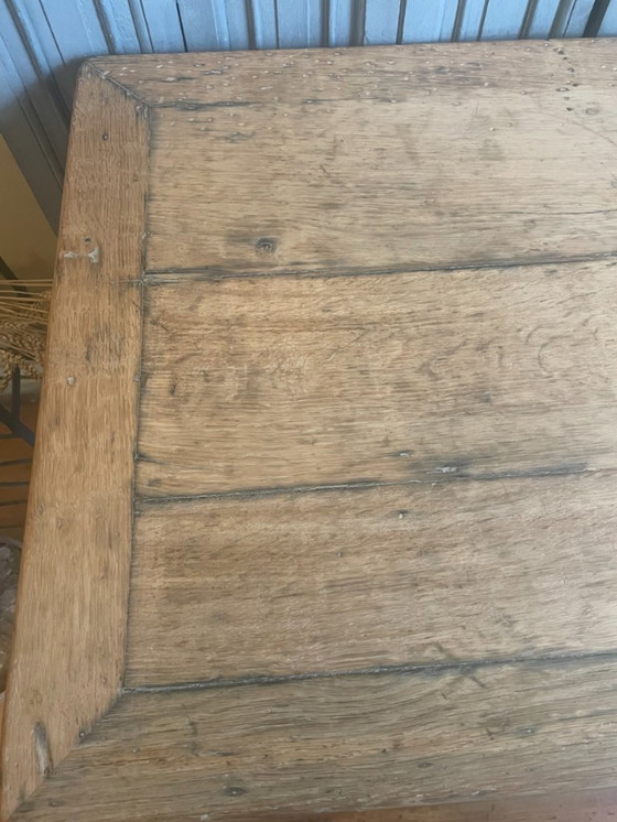 Image 1 of Tavolo in rovere, tavolo da pranzo, tavolo da lavoro, scrivania, antico francese