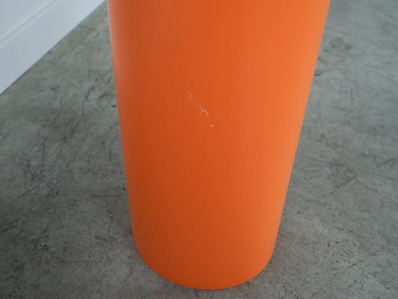 Image 1 of Orange ‘Lipstick’ mirror, Italian design, 1970s, designer: Rodolfo Bonetto