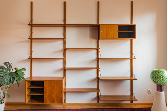 Image 1 of Modulares Wandregalsystem von Poul Cadovius für Cado, 1960er Jahre