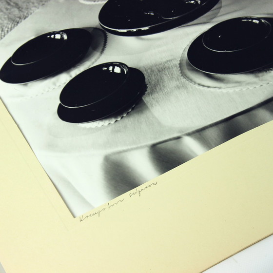 Image 1 of Set van 4 grote vintage foto's van keramisch kunstwerk door Ditta Abrahámová, Tsjecho-Slowakije 1980