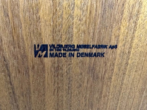 Image 1 of 60s 70s teak table side table newspaper stand Danish Design