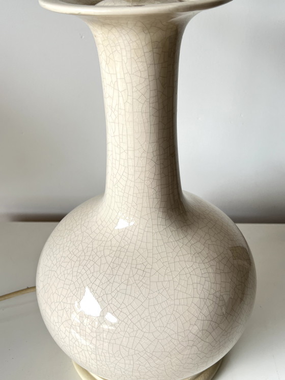 Image 1 of Lampada vintage in ceramica smaltata screpolata – anni '70
