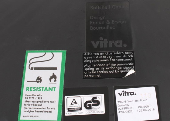 Image 1 of 4x Vitra Softshell mobile Blu-verde