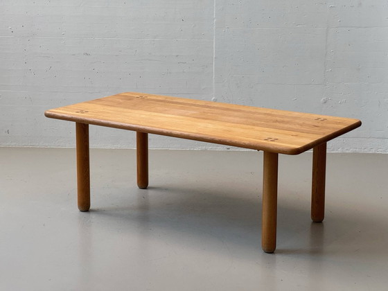 Vintage Solid Wood Table - Ash - 1970s – Dining tables (photo 2 of 9)