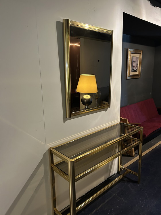 Image 1 of Pierre Vandel console & mirror '1970'