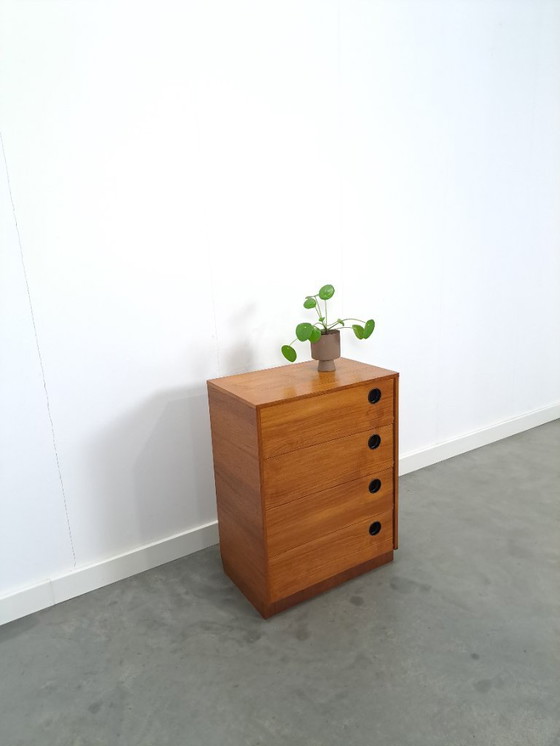 Image 1 of Scarpiera con maniglie rotonde nere, n. 1 vintage