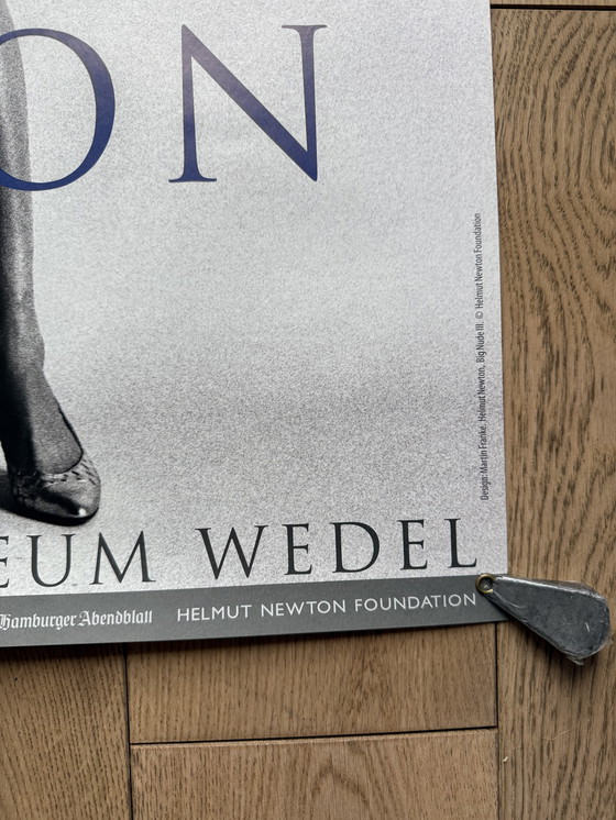 Image 1 of Helmut Newton Original exhibition poster Starck Memphis Togo Loft