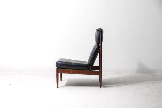 Slender lounge chair in teak, Belgium 1960s – Armchairs, Wood (photo 2 of 5)