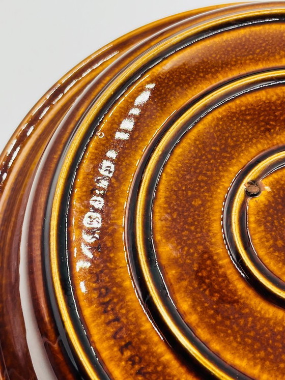 Image 1 of Grand Plat Rond Deco Hälsingborg Ringar K.J. Svensson 70s
