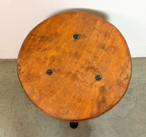 Image 1 of Sgabello girevole industriale nero da officina, anni '60