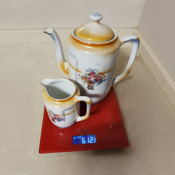 Image 1 of ART DECO COFFEE SET - SIX CUPS