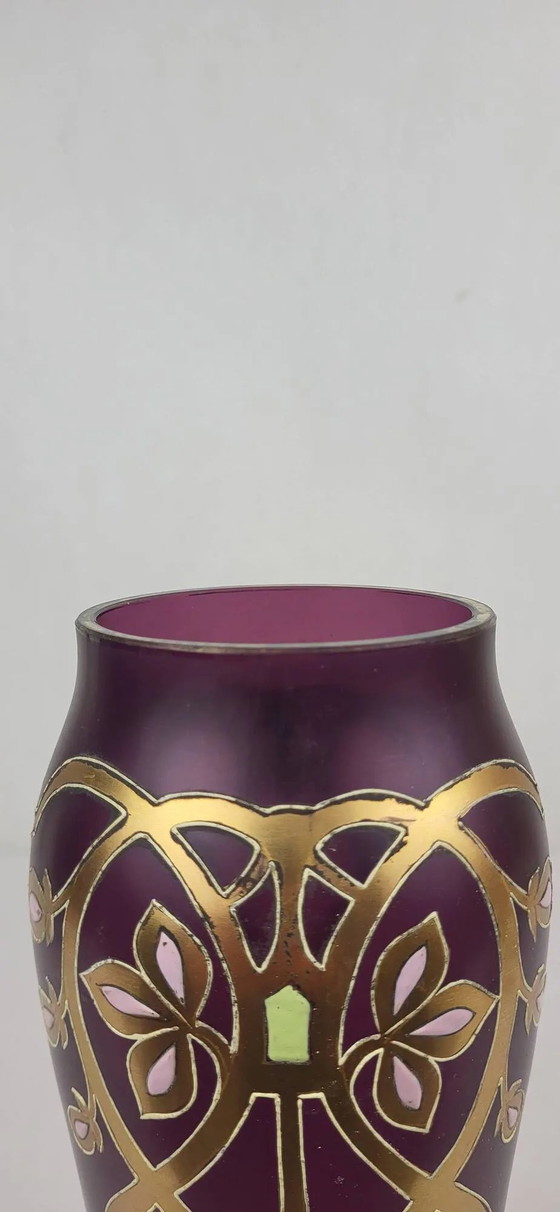 Vaso in vetro smaltato, anni '30 – Vasi, Crystal, Glass, Art Deco (photo 7 of 10)