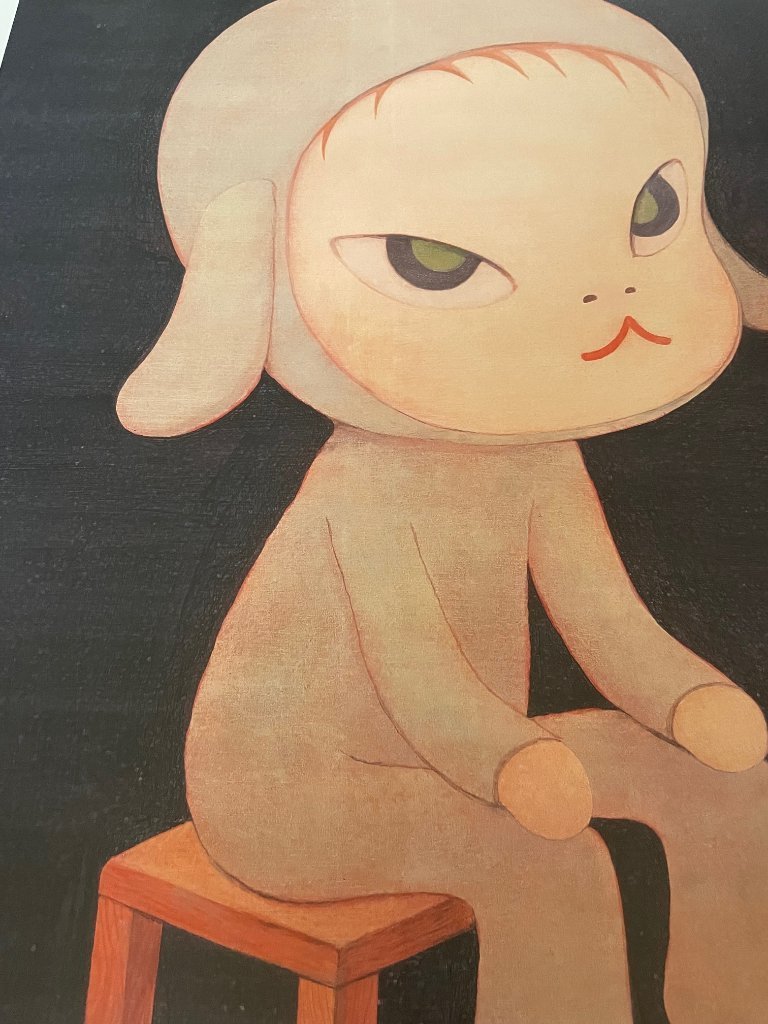 Yoshimoto Nara, Sleepless Night (Seated), 1997, courtesy of Rubell