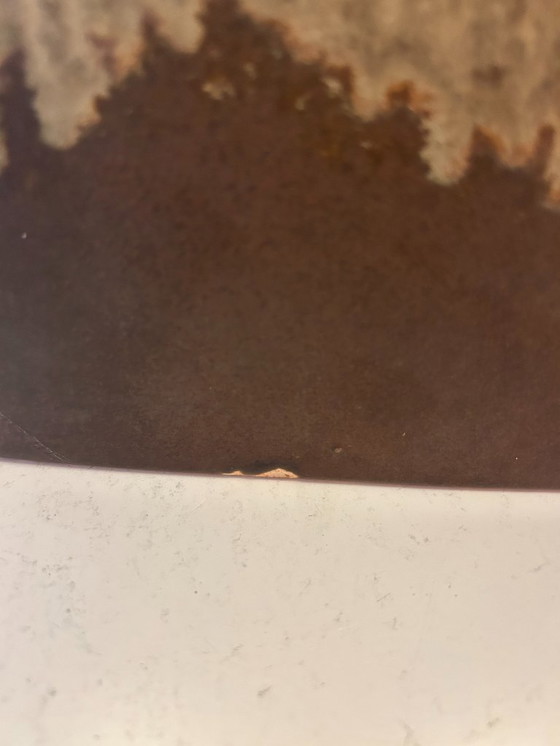 Image 1 of Upcycled Scheurich fireplace vase with high-quality lampshade