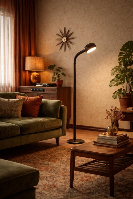 Image 1 of Vintage Dijkstra floor lamp 1970s - adjustable - mid-century modern