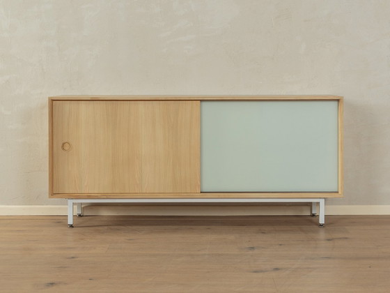 Image 1 of 60s Sideboard with Sliding Doors by Lothar Wegner