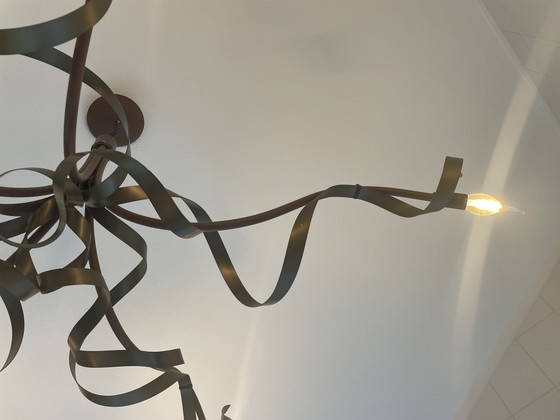 Kroonluchter Jacco Maris 5-armen – Bronze, Metal (photo 3 of 4)