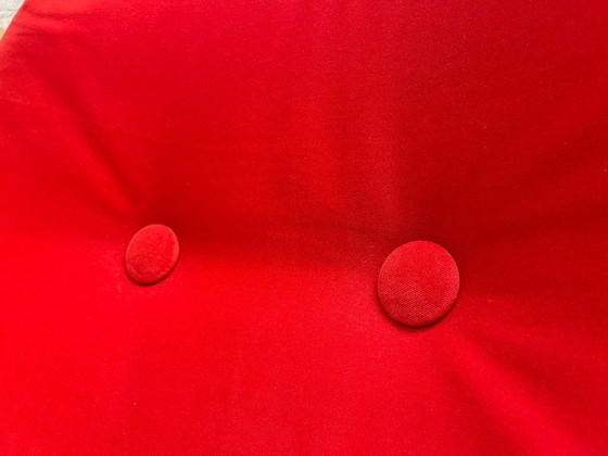 Montis Puk Low – Tissu Rouge | Simon Pengelly – Fauteuils, Metal, Textile (photo 19 of 21)