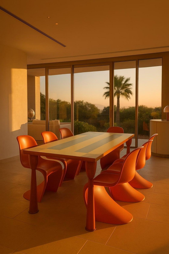 Postmoderner Alicudi Laminat Esstisch von Ettore Sottsass für Zanotta Italien 1990 – Esstische (photo 10 of 24)
