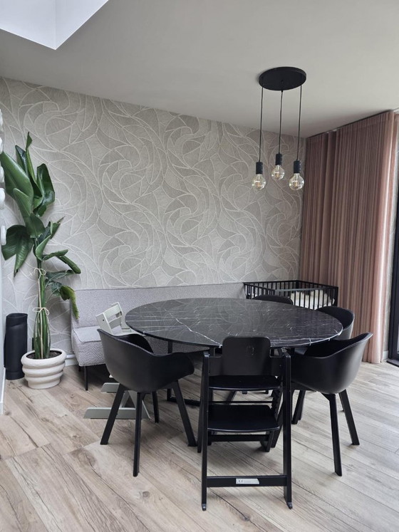 Aime Té Tavoli da pranzo rotondi in marmo Ø 160 cm | Nero Marquina – Marble (photo 4 of 5)
