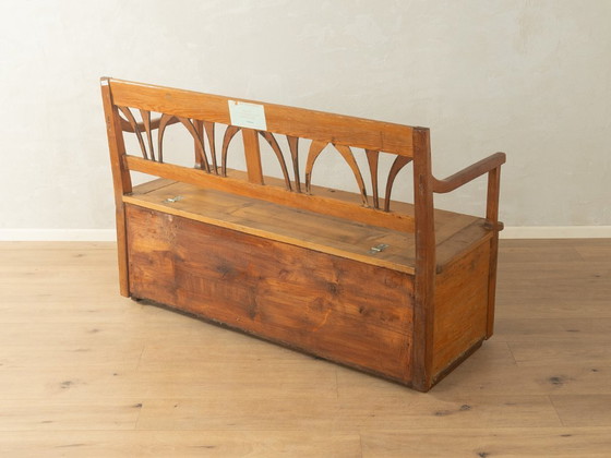 Image 1 of 1900s Biedermeier Chest Bench, Vintage