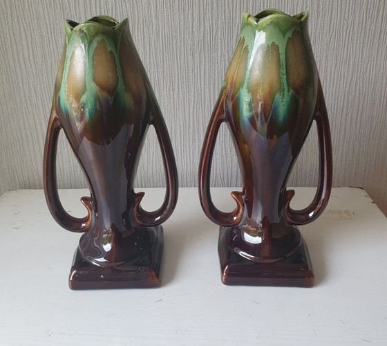 Image 1 of Beautiful Art Deco vases Thulin (Model 30) – Perfect condition!