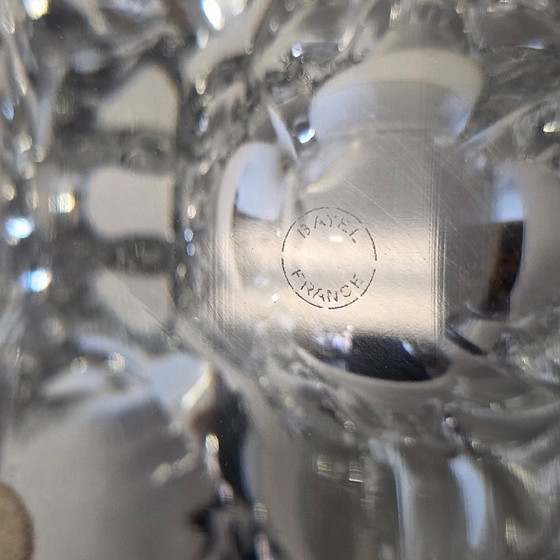 Image 1 of Vintage French crystal ashtray by Bayel, 1960s