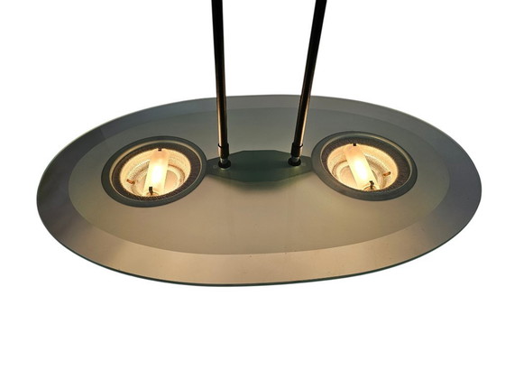 Image 1 of Estiluz - lampada a sospensione - Spagna - metallo - vetro - vetro smerigliato - anni '80