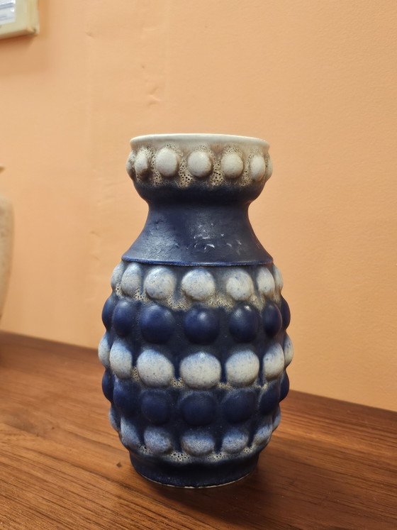 Bay Keramik West Germany 44-20 Vase Vintage Blue – Ceramic (photo 3 of 6)