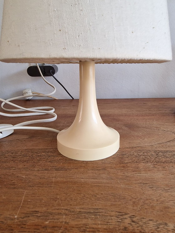 Lampada da tavolo vintage produttore tedesco Aro Leuchten – Lampade da tavolo, Tessile, Plastica (photo 2 of 6)