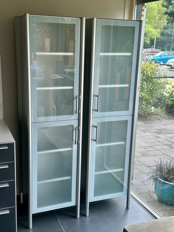Ensemble de 2 meubles de cuisine Bulthaup System 20 – Buffets, Aluminium, Glass (photo 4 of 10)