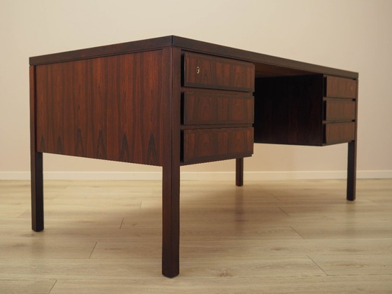 Image 1 of Bureau van palissanderhout, Deens design, jaren 70, vervaardigd door Omann Jun.