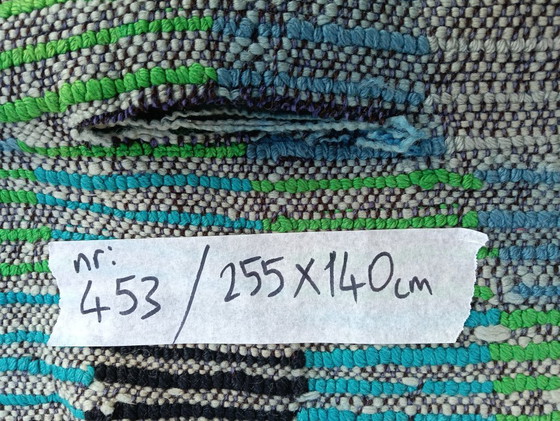 Image 1 of Hand-knotted Berber wool rug 255x140cm