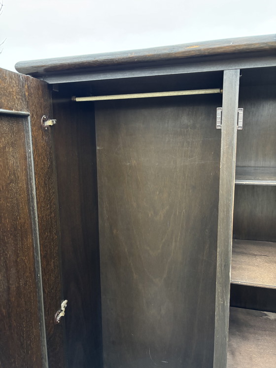 Image 1 of Vintage rotan kledingkast