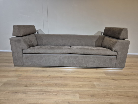 Image 1 of Leolux Howlazy - 3 seater Sofa - Brown - Alcantara -New condition