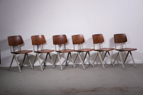Image 1 of 6 sedie S16 di Galvanitas. Circa 1970