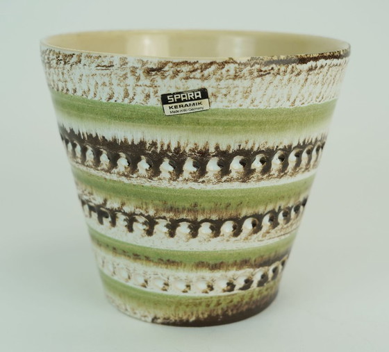 Vaso per piante in stile Mid-Century degli anni '60, prodotto da Spara-Keramik, Germania Ovest. (photo 6 of 9)