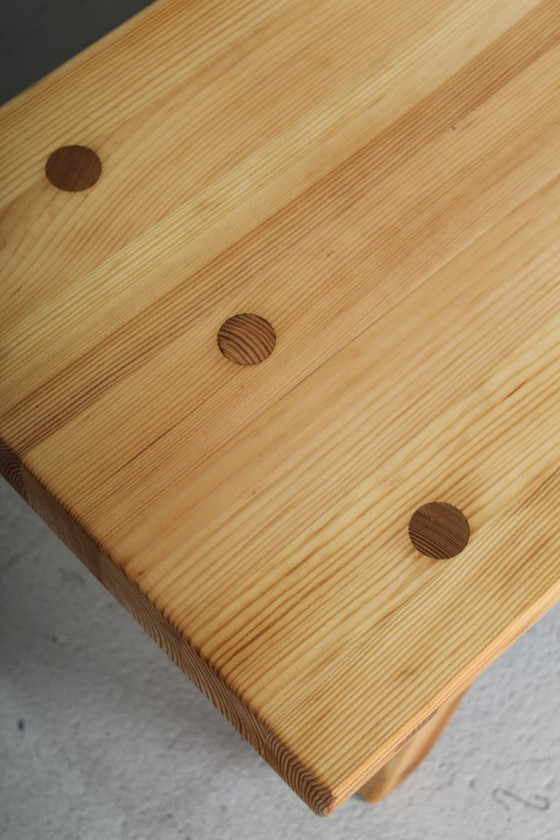 Image 1 of Vintage design pine hall bench