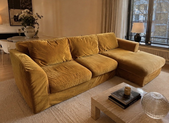 Bellissimo divano angolare originale Mitèl – in ottime condizioni – Divani angolari, Velvet (photo 2 of 5)
