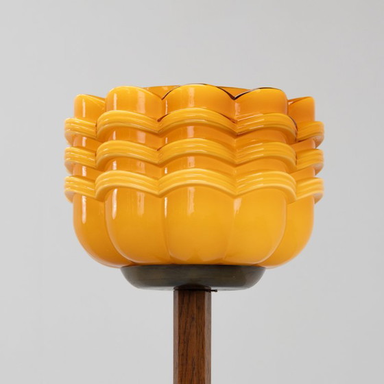 Lampadaire Art Déco – Glass, Wood (photo 7 of 14)