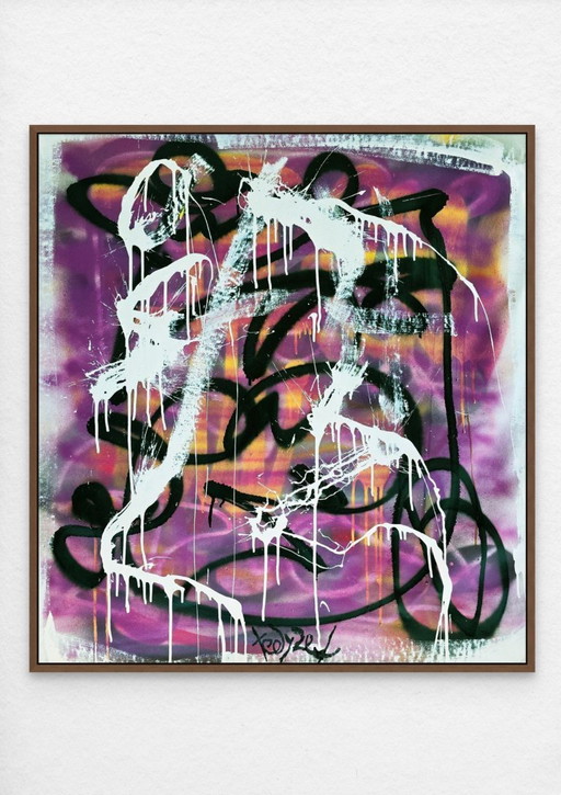 Tadas ZAICIKAS / TEDYZET - Echoes in White - Artist canvas