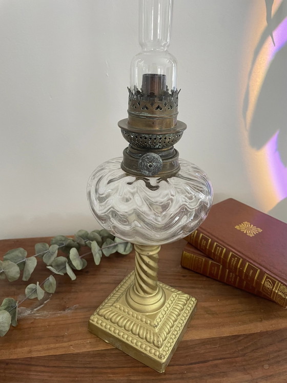 Lot van vintage petroleum- en olielampen – Tafellampen (photo 3 of 17)