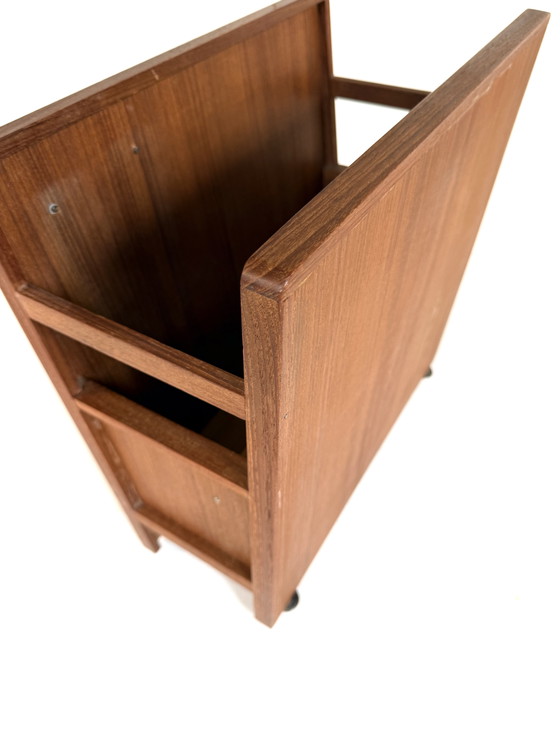 Image 1 of Vintage teak magazine basket '60s