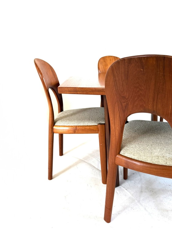Image 1 of Table de salle à manger extensible vintage en teck danois des années 60