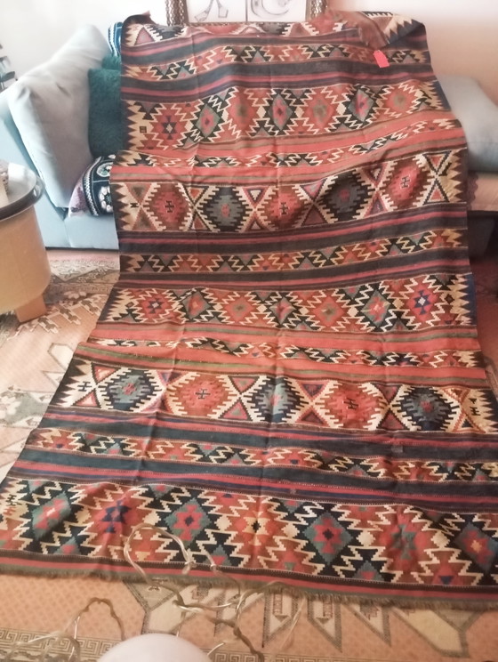 Kelim Antico – Antique handgeweven kilim, Tappeti, Wool, Textile (photo 3 of 11)