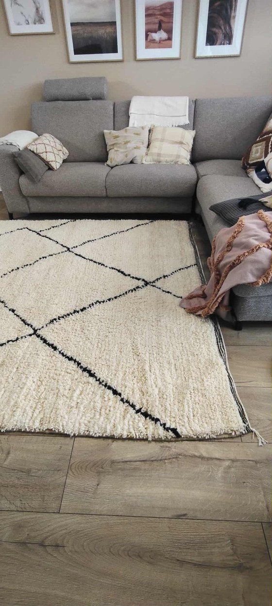 Image 1 of Tappeto Berber 310 x 210 Boho in lana vergine marocchino