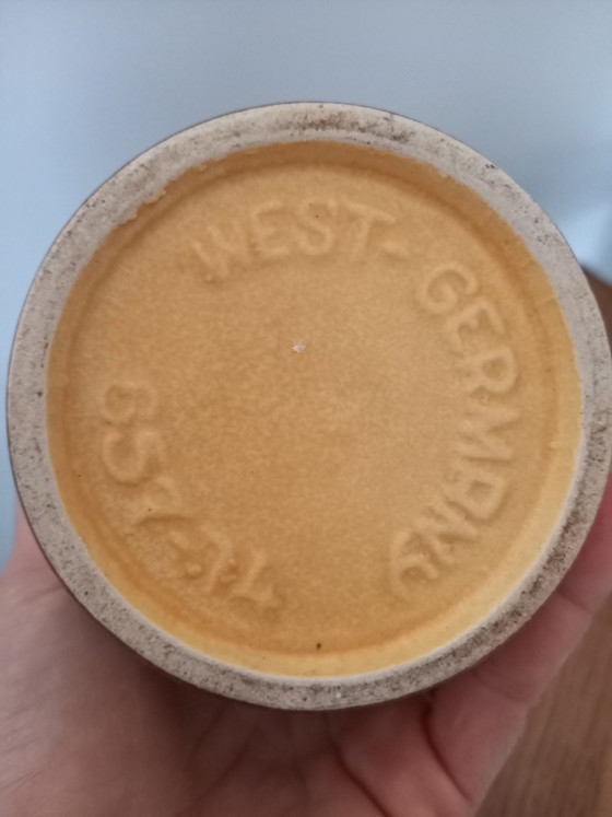 Retro West-Germany vase – Bay Keramik 657-21 (Height 21 cm) – Ceramic (photo 4 of 5)